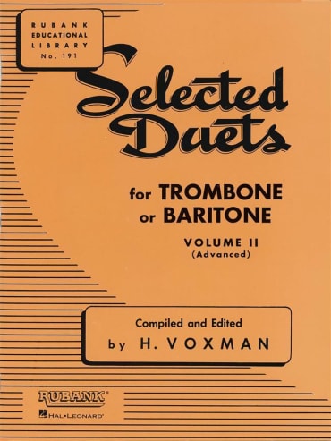 Selected Duets for Trombone or Baritone Vol. 2