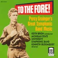 Percy Grainger-To the Fore