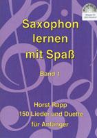 Saxophon lernen mit Spaß: Band 1 (+CD für Altsaxophon)