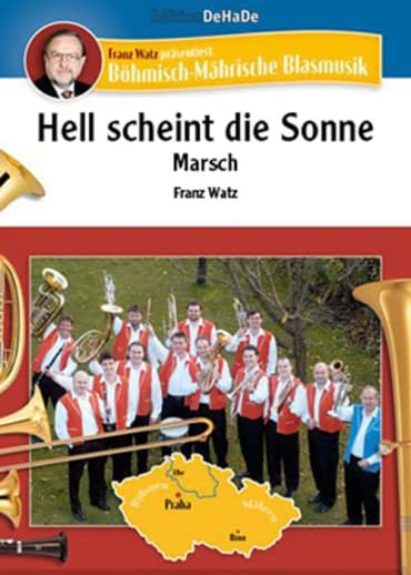 Hell scheint die Sonne