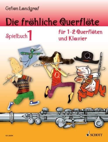 Die fröhliche Querflöte - Spielbuch 1