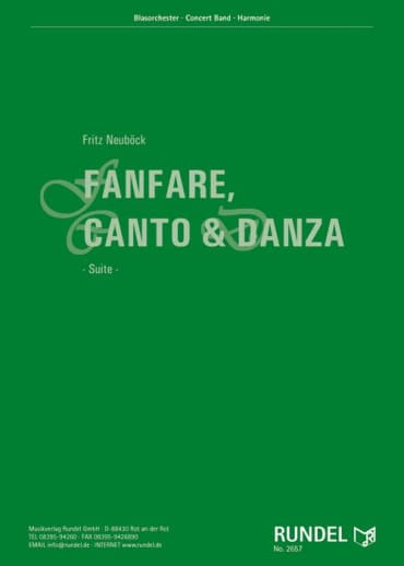 ファンファーレ、歌と踊り（フリッツ・ノイベック）【Fanfare, Canto & Danza】