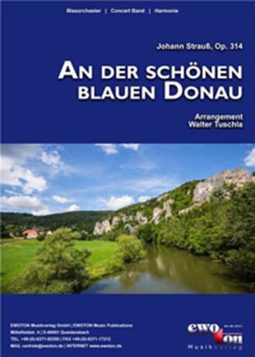 An der schönen blauen Donau<br>-SATB Chorsatz-