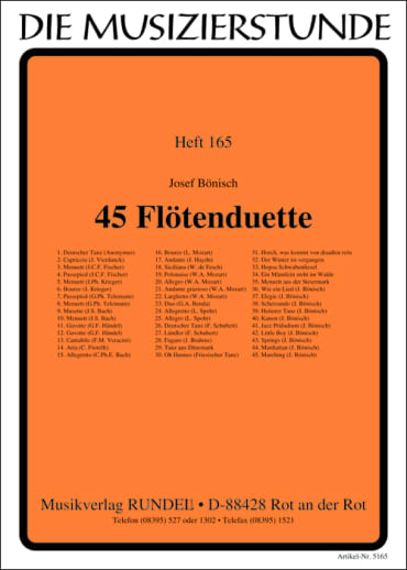 45 Flötenduette