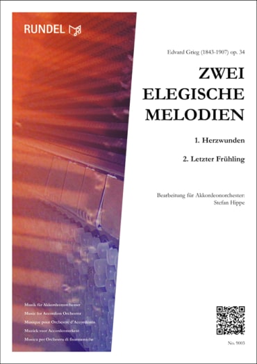 Zwei elegische Melodien, Edvard Grieg, Noten