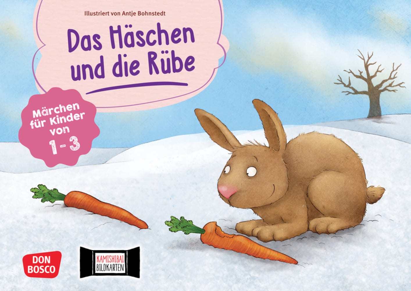 Ein Wintermärchen für Kinder unter drei Jahren Kamishibai