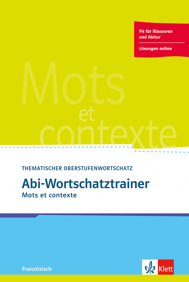 Abi Wortschatztrainer Klett Sprachen