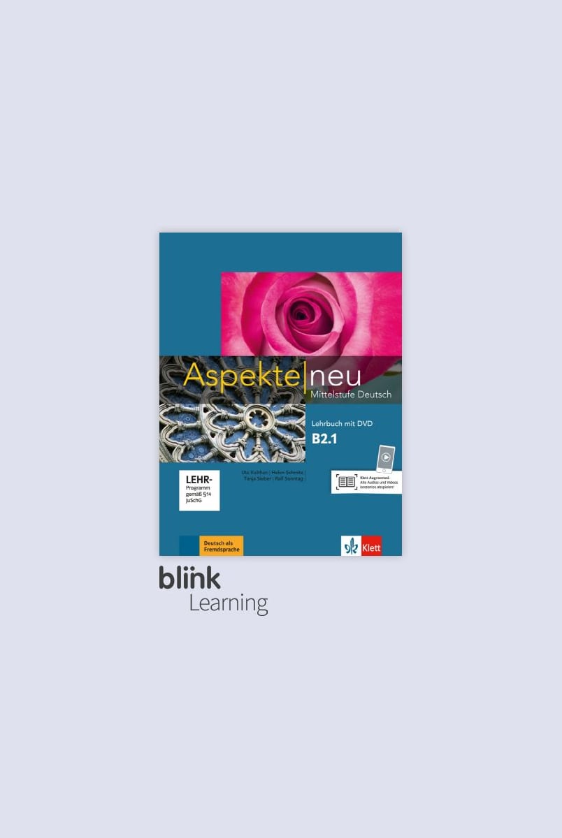Aspekte neu B2.1 edición digital Blinklearning Libro del alumno, tomo 1 Klett Sprachen