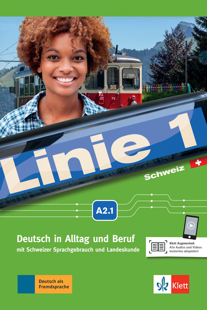 Linie 1 Schweiz A2.1 Kurs und Übungsbuch mit Audios und Videos