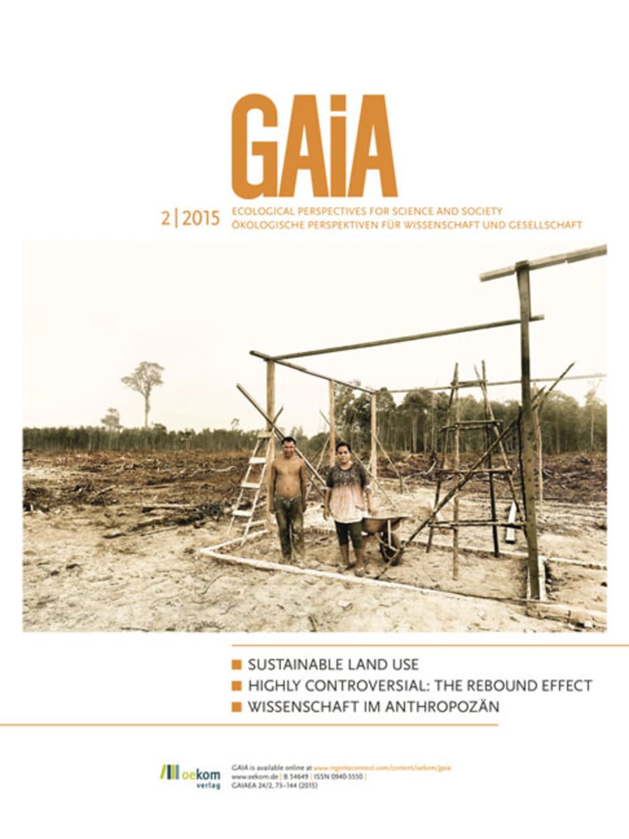 Gaia 02 2015 Oekom Verlag 8774