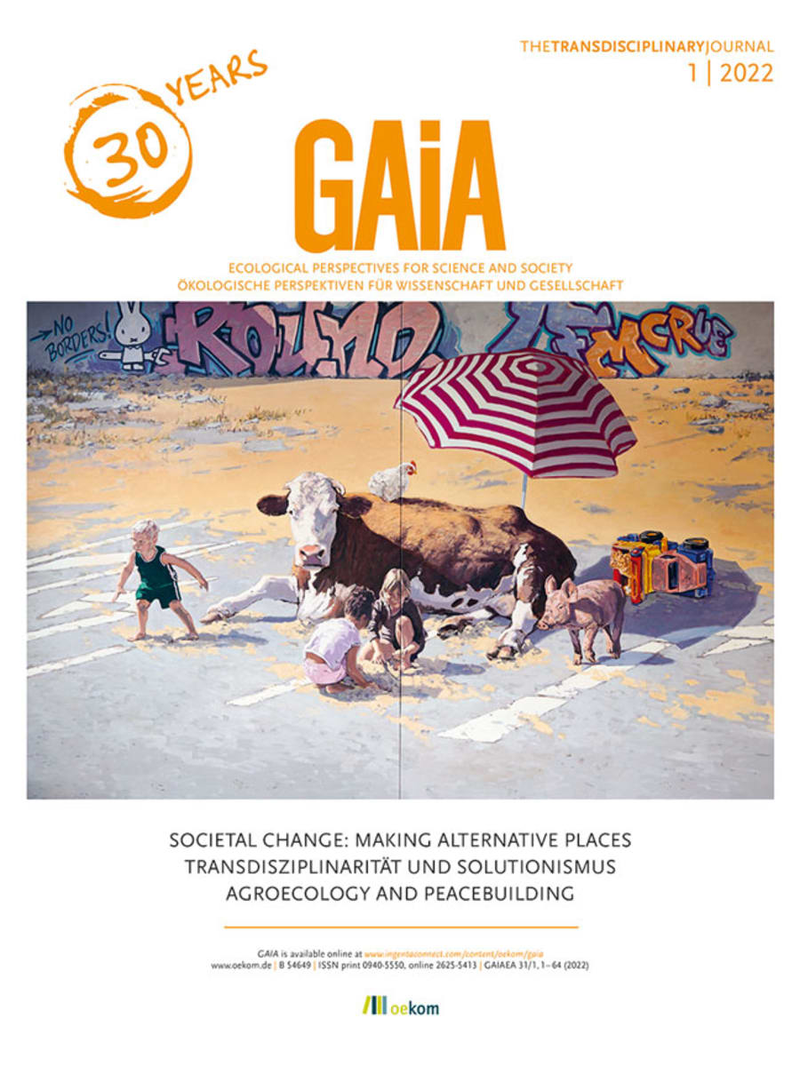 Gaia 01 2022 Oekom Verlag 5424