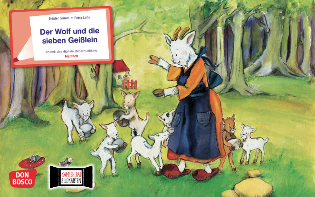 Der Wolf und die sieben Geißlein. eKami: Für interaktive Tafeln