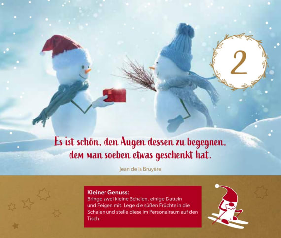 Wichtel Adventskalender 2025 - 24 Tage Countdown Dekoration