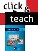711111 Politik & Co. Hessen click & teach 1 EL - neu