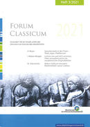 abo2 Forum Classicum – Einzelheft