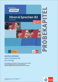 Deutsch intensiv Hören und Sprechen B2: Book + Audio | Klett International