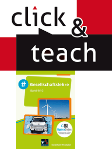 700581 #Gesellschaftslehre NRW click & teach 9/10 EL
