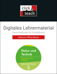 66014 Natur und Technik: Biologie click & teach 5 Box