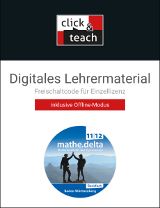 63024 mathe.delta BW click & teach Basisfach 11/12 Box