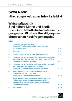 720233 Klausurpaket zum Inhaltsfeld 4 (Einzellizenz)