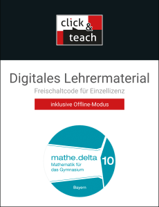 61150 mathe.delta BY click & teach 10 Box