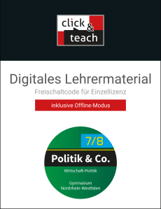 71078 Politik & Co. NRW click & teach 7/8 Box - G9