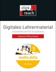 61225 mathe.delta Hamburg click & teach 5 Box