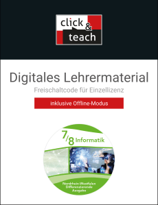 38125 Informatik NRW click & teach 7/8 Box Diff. Ausgabe