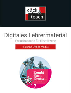 13687 KombiBuch Deutsch Luxemburg click & teach 7 Box