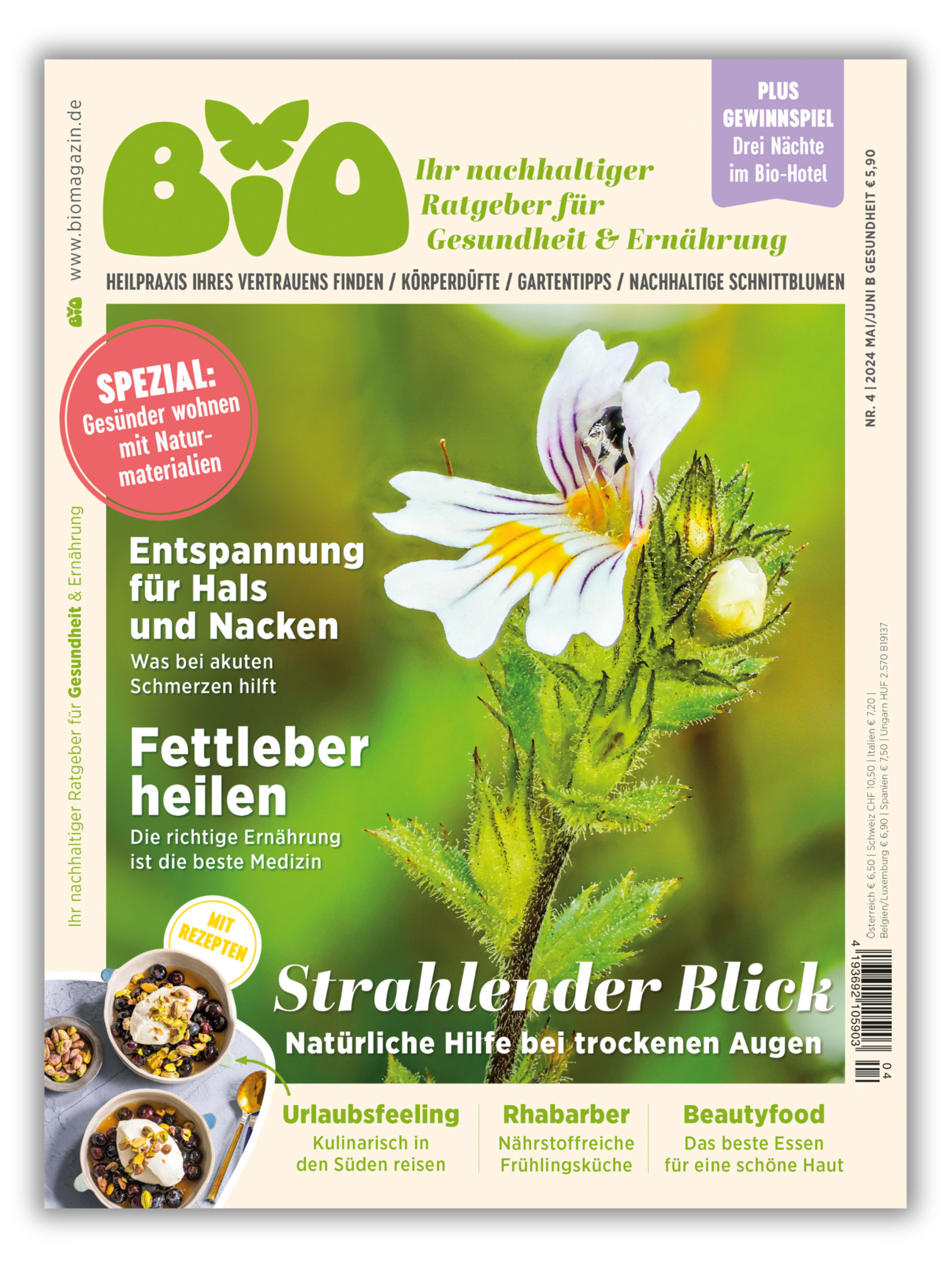 Cover von BIO 4/24 mit Augentrost