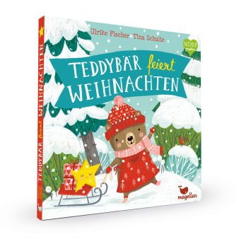 Teddybär feiert Weihnachten