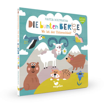 Cover Die bunten Berge Wo ist der Unterschied Suchen Pappbilderbuch von Nastja Holtfreter