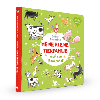 Cover Meine kleine Tierfamilie Auf dem Bauernhof Sachwissen Pappbilderbuch von Barbara Nascimbeni