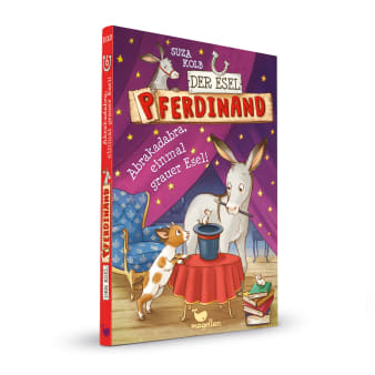 Cover Esel Pferdinand Band6 Abrakadabra, einmal grauer Esel Kinderbuch von Suza Kolb