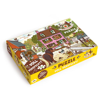 Cover Haferhorde Voll versteckt Puzzle Spiel für Kinder von Suza Kolb und Nina Dulleck