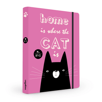 Cover Notizbuch Nummer 43 Cat Home Schönes und Kreatives zum Eintragen