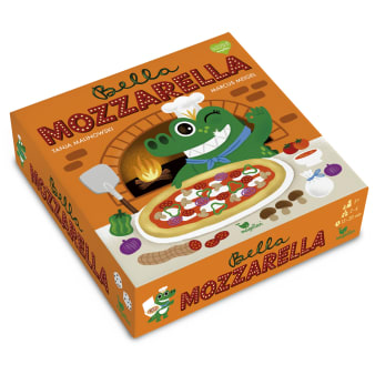 Cover, ein Krokodil macht Pizza
