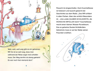 Innenseite, Unterwassertiere in einer Hängematte, Fließtext