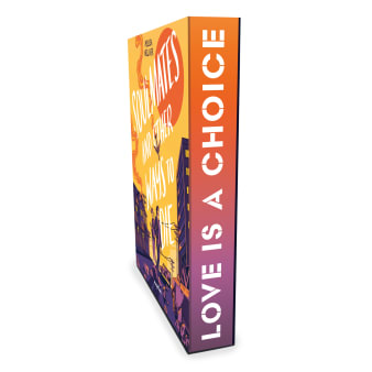 Cover, zwei Jugendliche stehen vor einer zerstörten Stadt, ein Flugzeug stürzt ab