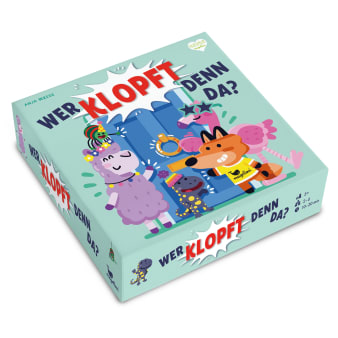 Cover, Flamingo, Fuchs, Salamander und Lama klopfen an die Tür