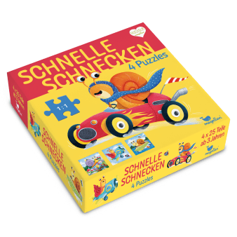 Cover, Schnecke im Rennwagen