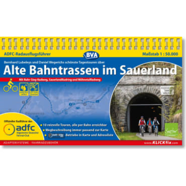 Cover: Alte Bahntrassen im Sauerland ADFC-Radausflugsführer