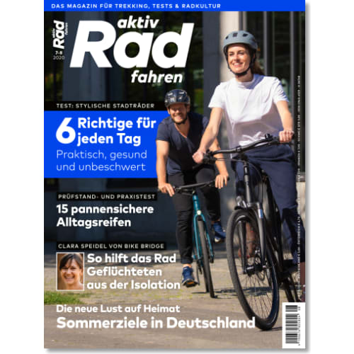 Cover: aktiv Radfahren 7-8/2020