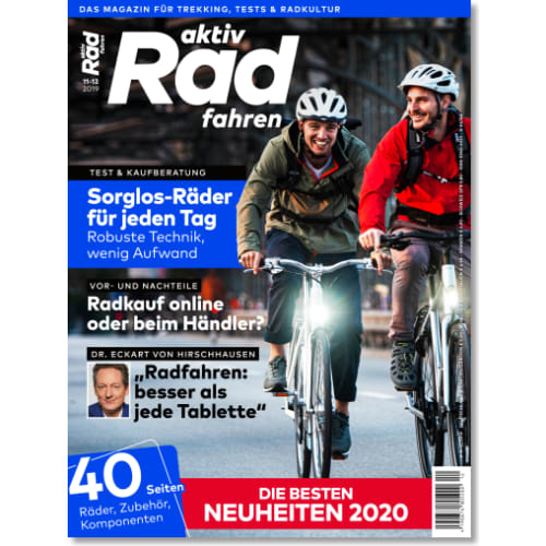 Cover: aktiv Radfahren 11-12/2019