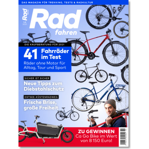 Cover: Radfahren 1-2/2021