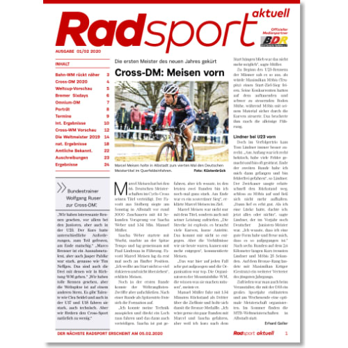 Cover: Radsport 1-2/2020
