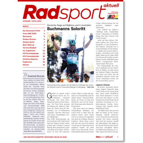 Cover: Radsport 3-4/2020