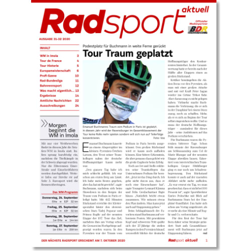 Cover: Radsport 31-32/2020