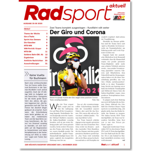 Cover: Radsport 35-36/2020