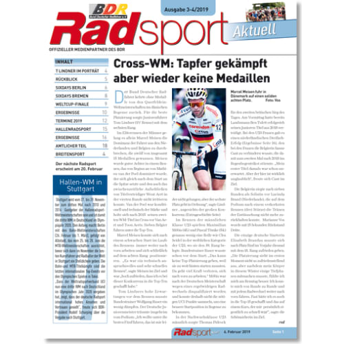 Cover: Radsport 3-4/2019